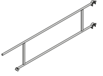 Poręcz podestu Modul 3,07m