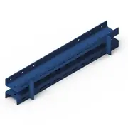 Stalowy rygiel wielofunkcyj. WS10 Top50 1,00m